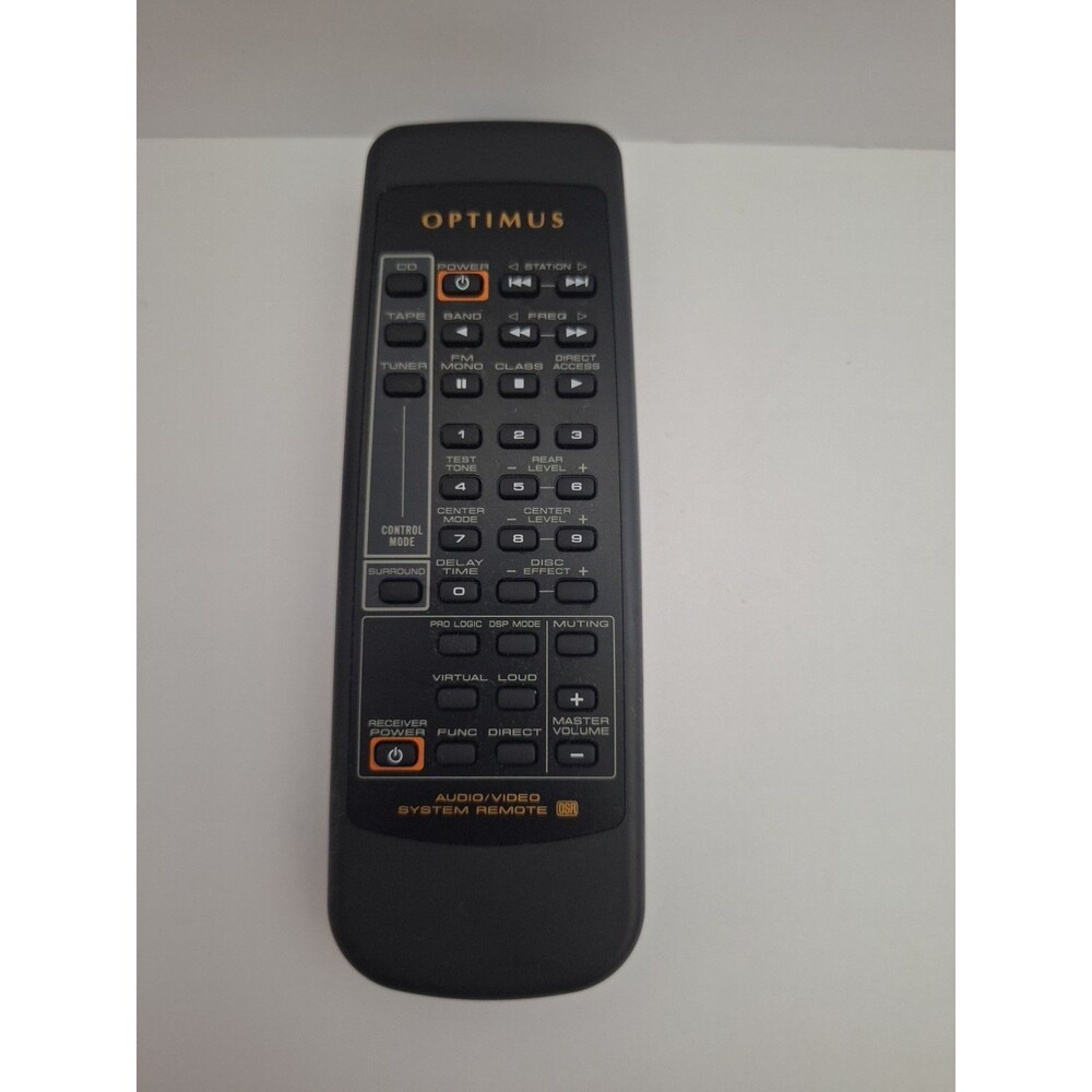 Optimus Original STAV-3770 Remote Control For VCR "Replacement" Black